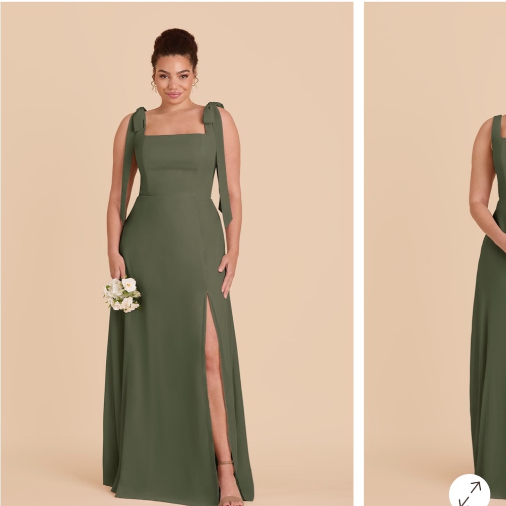 Olive Green Birdy Grey Dress